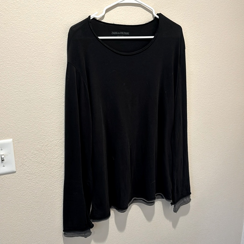 Zadig and Voltaire Distressed Casual skull top